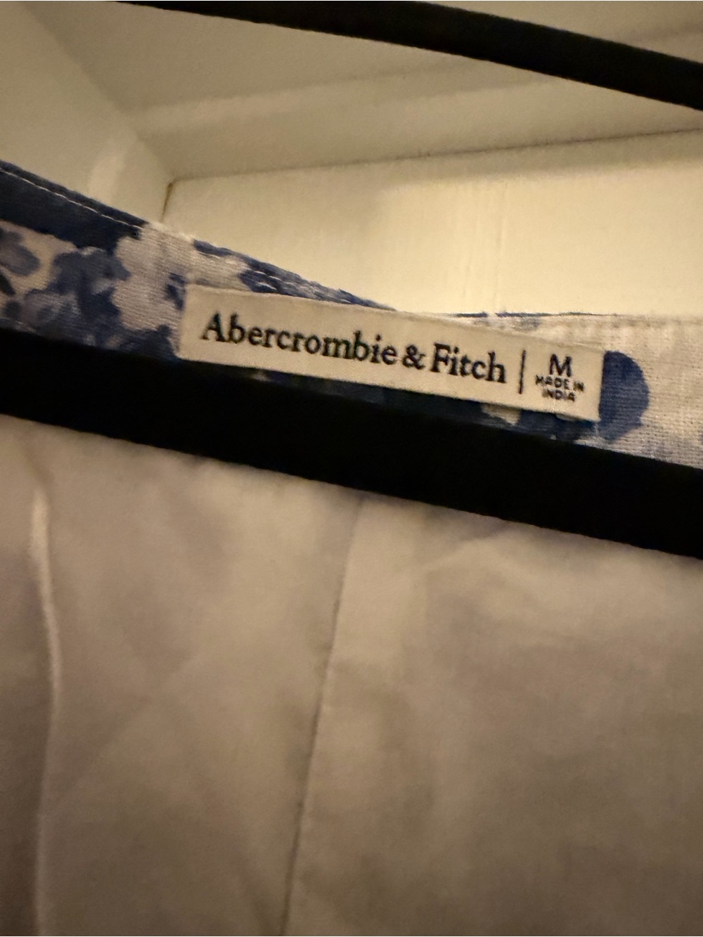 Abercrombie & Fitch Blue and White Floral Mini Dress - Picture 5 of 7